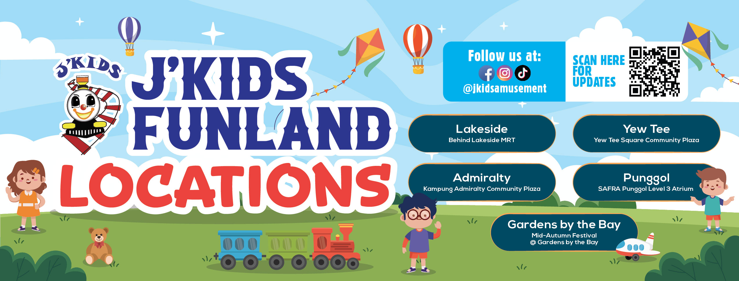 J'Kids Funland Locations Updates__Banner
